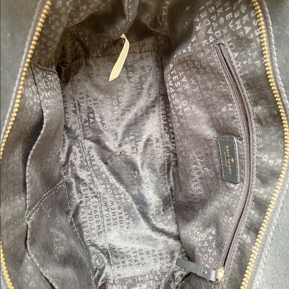 Kate spade black large satchel crossbody - Picture 6 of 8